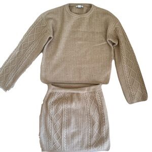Primark Tan Knit Sweater Set